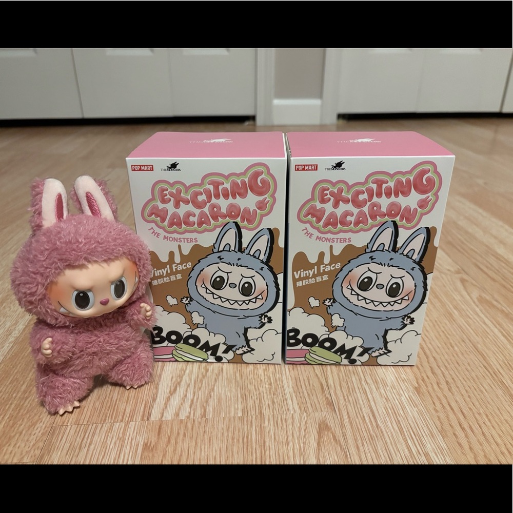 Pop Mart The Monsters Exciting Macaron Labubu - Lychee Berry